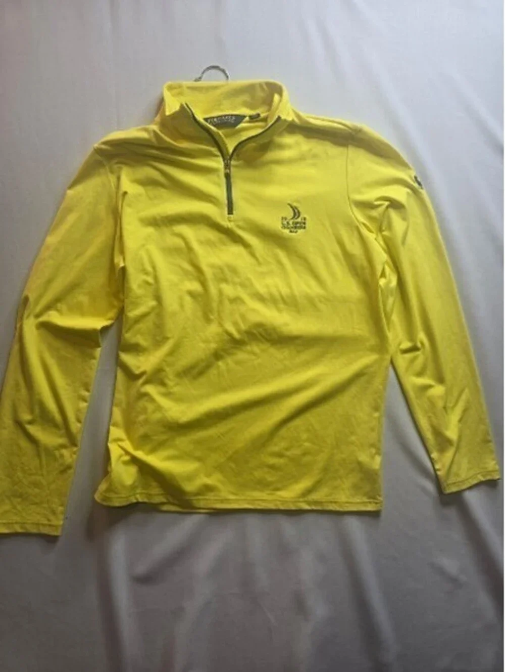 Polo Golf Ralph Lauren Yellow 2015 U.S. Open Chambers Bay Long Sleeve Pullover